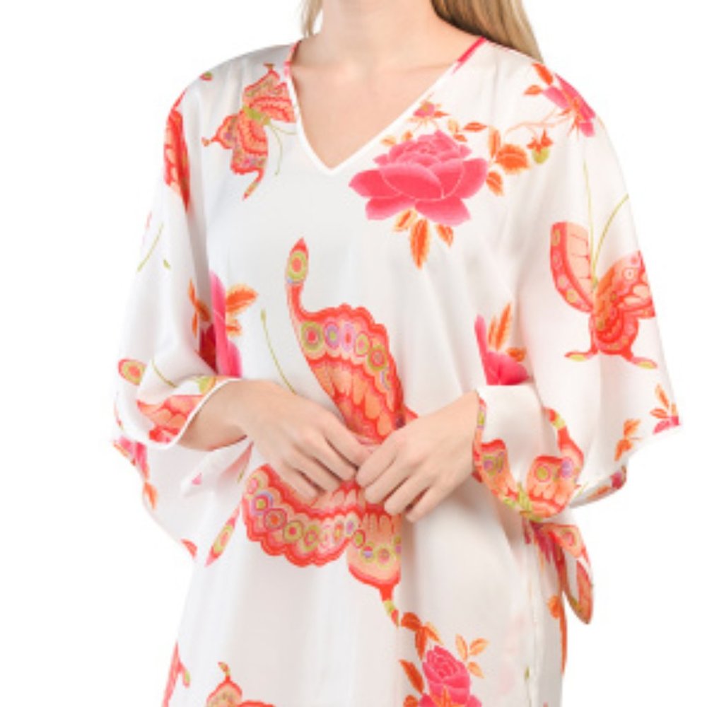 Papillion Garden Caftan NWT